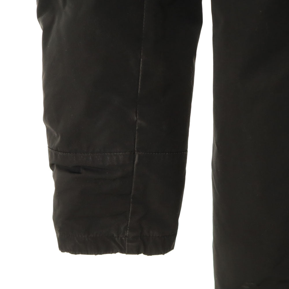 WOOLRICH Fox Fur Down Coat Black Size S