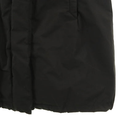 WOOLRICH Fox Fur Down Coat Black Size S