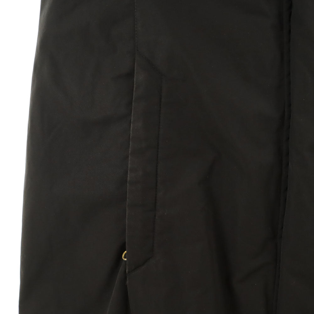 WOOLRICH Fox Fur Down Coat Black Size S