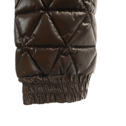 DUVETICA Quilted Down Coat Brown Size 38