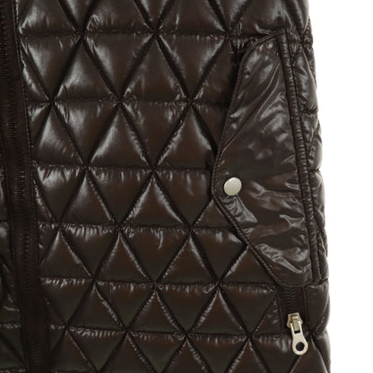 DUVETICA Quilted Down Coat Brown Size 38