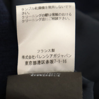 BALENCIAGA Coat Navy Size 34
