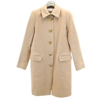Chloe Bal Collar Coat Beige Size 38