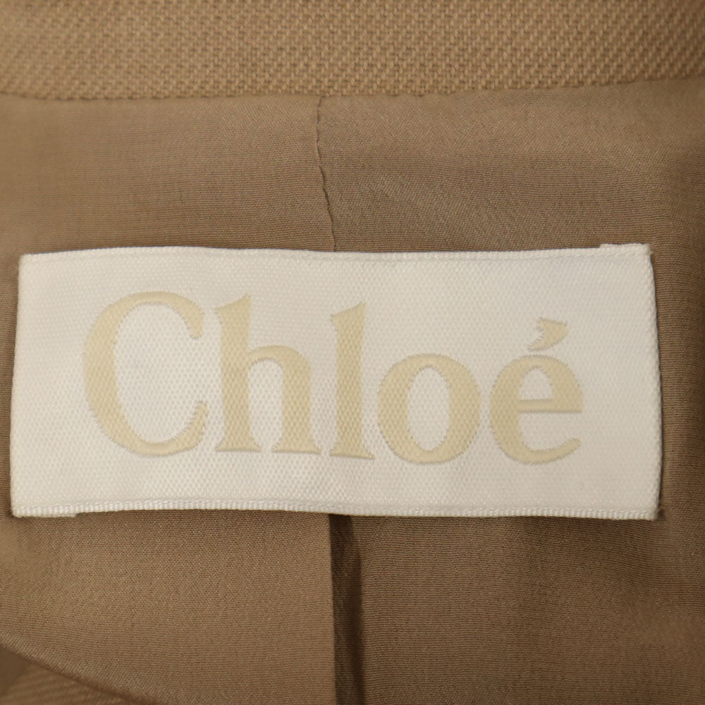 Chloe Bal Collar Coat Beige Size 38