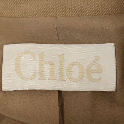 Chloe Bal Collar Coat Beige Size 38