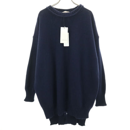 LIVIANA CONTI Italian-Made Long Sleeve Sweater Navy Size M