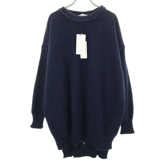 LIVIANA CONTI Italian-Made Long Sleeve Sweater Navy Size M