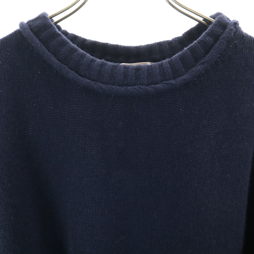 LIVIANA CONTI Italian-Made Long Sleeve Sweater Navy Size M