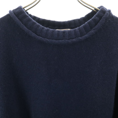 LIVIANA CONTI Italian-Made Long Sleeve Sweater Navy Size M