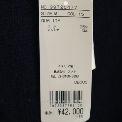 LIVIANA CONTI Italian-Made Long Sleeve Sweater Navy Size M