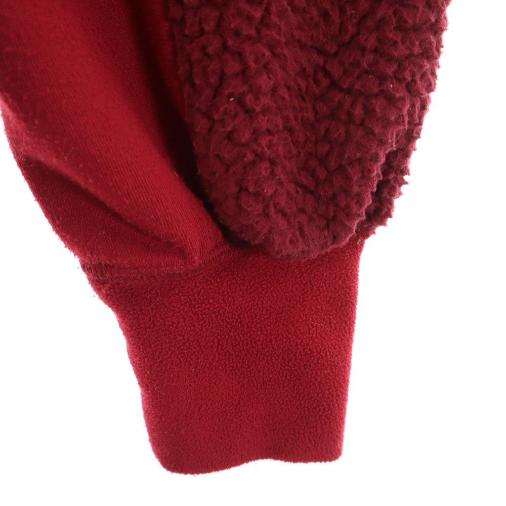 GANRYU 2014 Long Sleeve Fleece Panel Dress Bordeaux Size M
