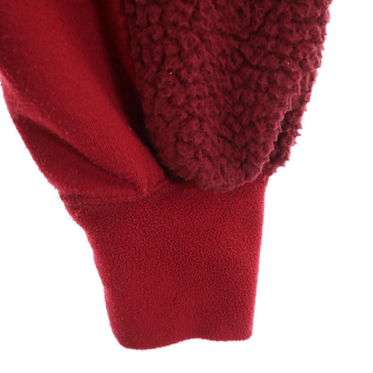 GANRYU 2014 Long Sleeve Fleece Panel Dress Bordeaux Size M