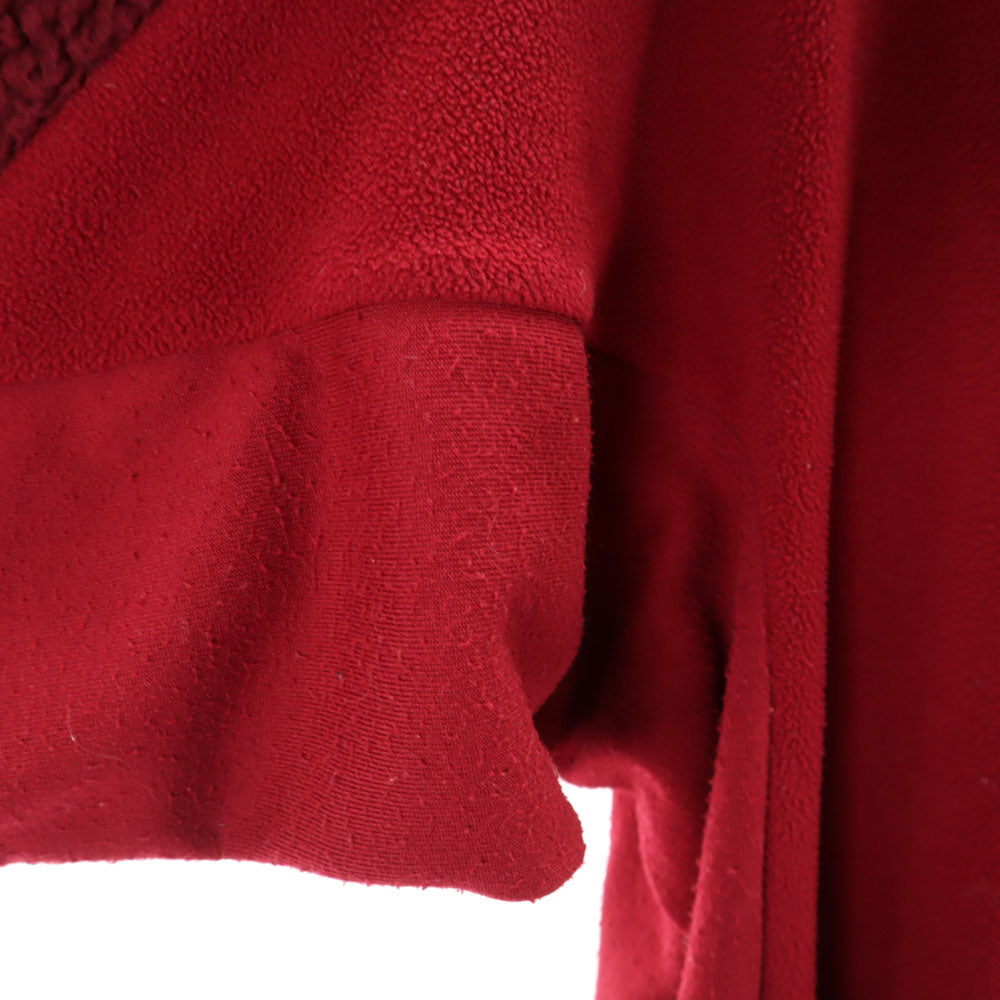 GANRYU 2014 Long Sleeve Fleece Panel Dress Bordeaux Size M