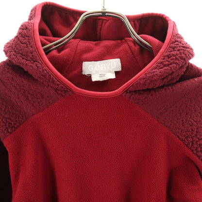 GANRYU 2014 Long Sleeve Fleece Panel Dress Bordeaux Size M