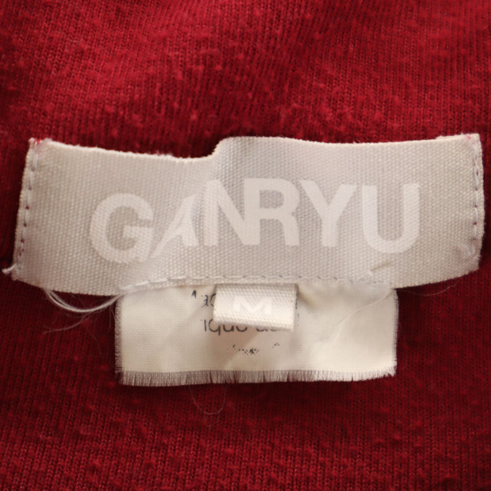 GANRYU 2014 Long Sleeve Fleece Panel Dress Bordeaux Size M