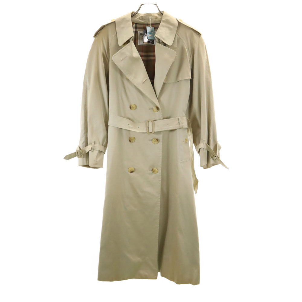 Burberrys 90s Deadstock Champagne Gold Trench Coat Size 9AR