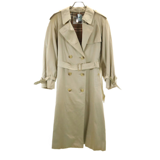 Burberrys 90s Deadstock Champagne Gold Trench Coat Size 9AR