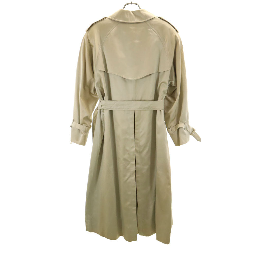 Burberrys 90s Deadstock Champagne Gold Trench Coat Size 9AR