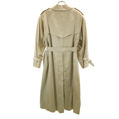 Burberrys 90s Deadstock Champagne Gold Trench Coat Size 9AR