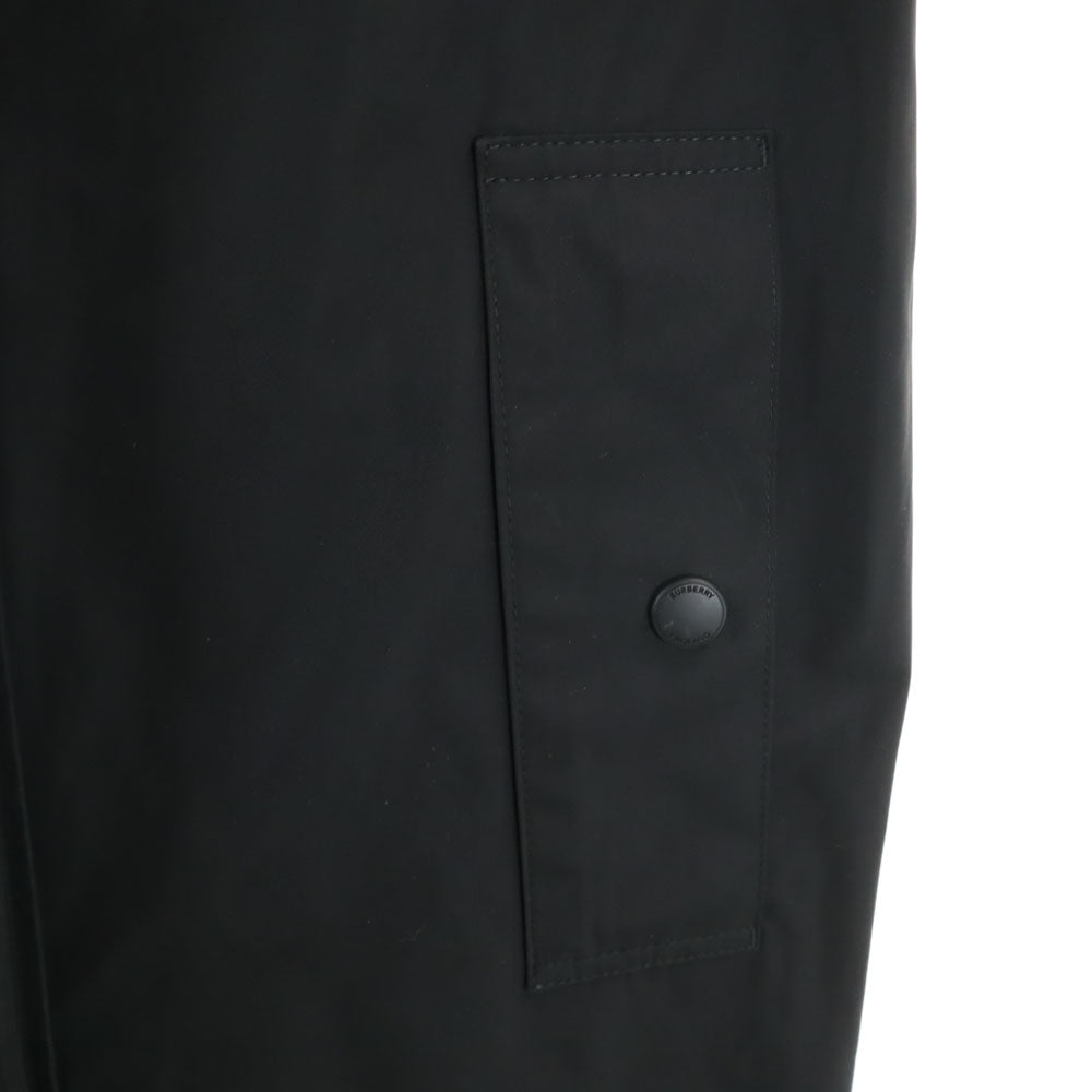 BURBERRY Hooded Coat Black Size 36
