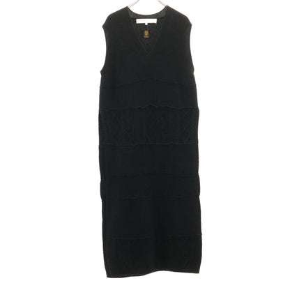 COMME des GARCONS BATONER 2022 Wool Knit Dress Black Size S