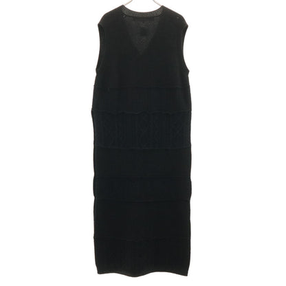 COMME des GARCONS BATONER 2022 Wool Knit Dress Black Size S