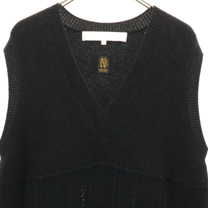 COMME des GARCONS BATONER 2022 Wool Knit Dress Black Size S