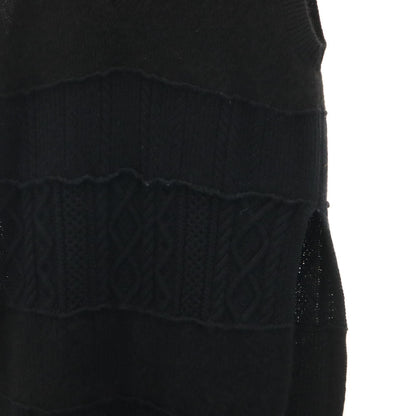 COMME des GARCONS BATONER 2022 Wool Knit Dress Black Size S