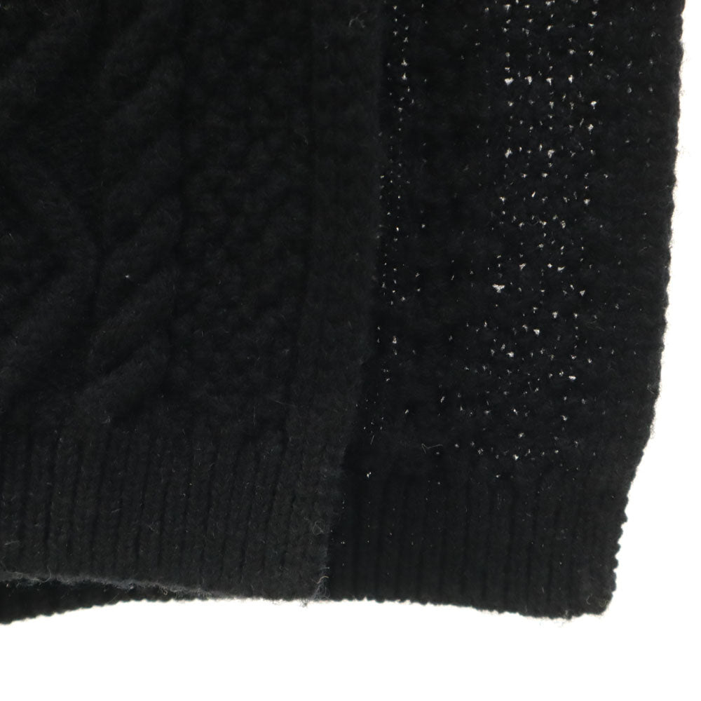 COMME des GARCONS BATONER 2022 Wool Knit Dress Black Size S