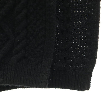 COMME des GARCONS BATONER 2022 Wool Knit Dress Black Size S