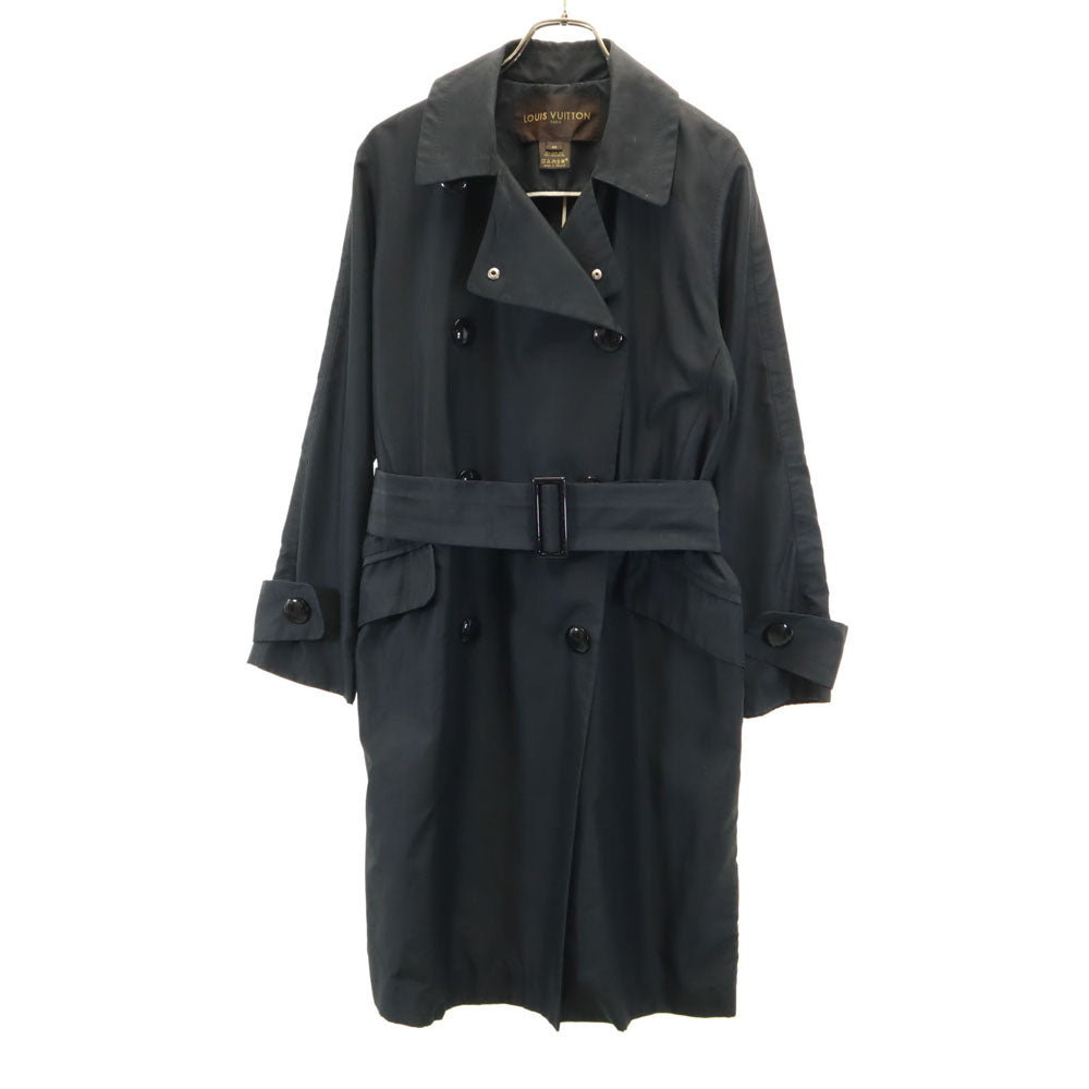 LOUIS VUITTON French Trench Coat Charcoal Size 40