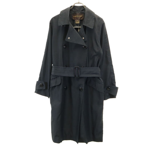 LOUIS VUITTON French Trench Coat Charcoal Size 40