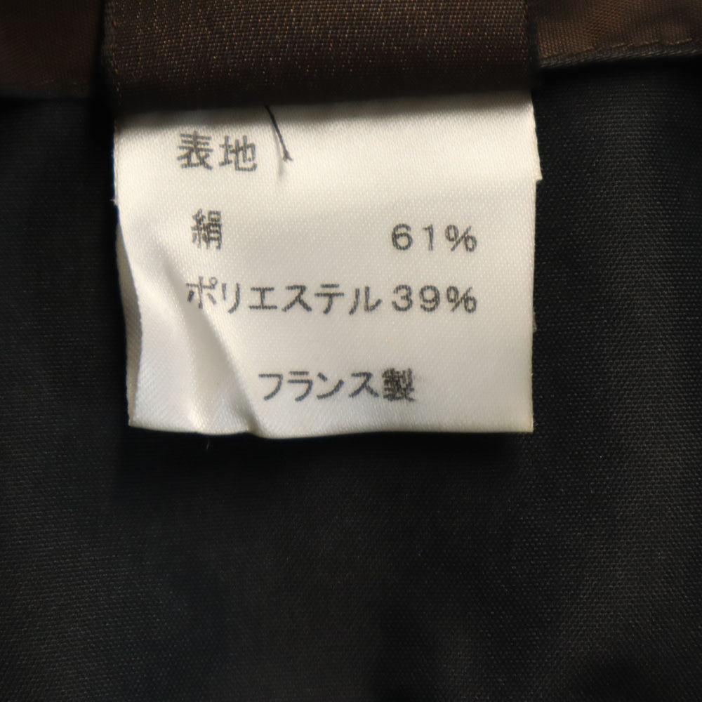 LOUIS VUITTON French Trench Coat Charcoal Size 40