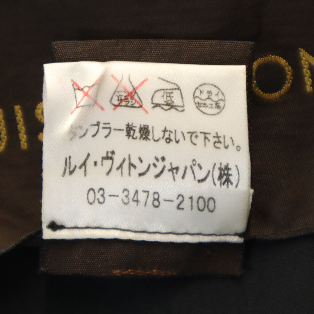 LOUIS VUITTON French Trench Coat Charcoal Size 40