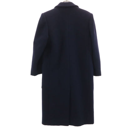 YVES SAINT LAURENT 90s Melton Chesterfield Coat Navy Size M