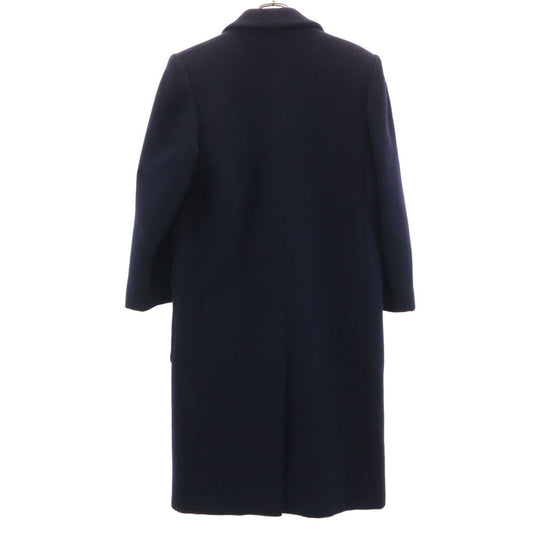 YVES SAINT LAURENT 90s Melton Chesterfield Coat Navy Size M