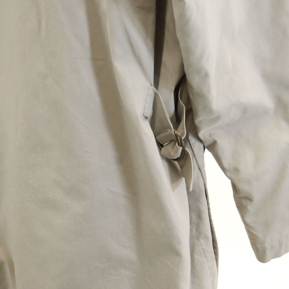 Burberrys 90s Vintage Hooded Down Liner Coat Beige Size L