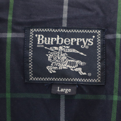 Burberrys 90s Vintage Hooded Down Liner Coat Beige Size L