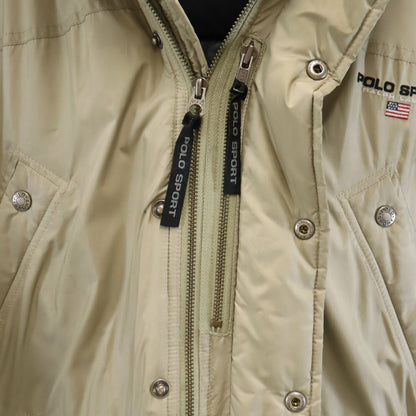 POLO SPORT RALPH LAUREN 90s Down Jacket Beige Size M