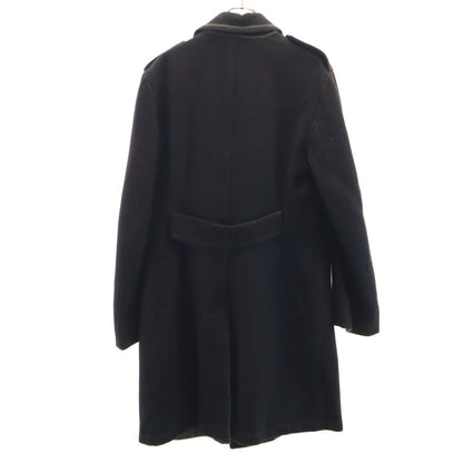 ESEMPLARE Wool Blend Oversized Long Coat Brown Size L