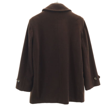 MAX&CO Italian Wool Blend Long Coat Brown Size 42
