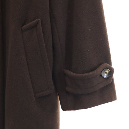 MAX&CO Italian Wool Blend Long Coat Brown Size 42
