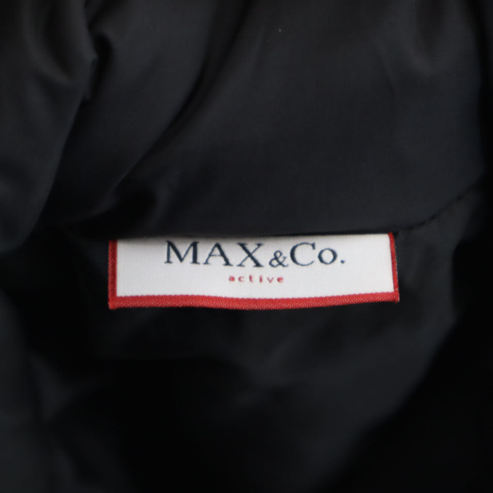 MAX&CO Hooded Black Down Coat Size 38