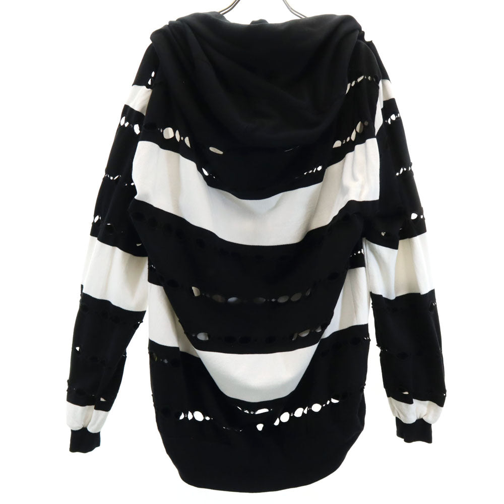 Ground Y Striped Sweat Hoodie Black Size 3