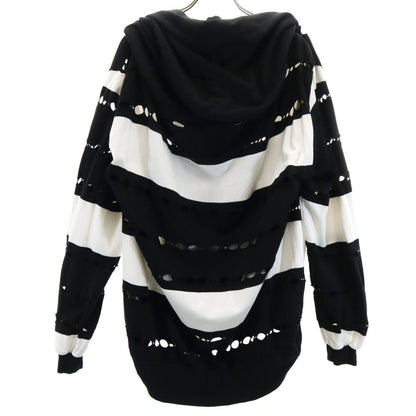 Ground Y Striped Sweat Hoodie Black Size 3