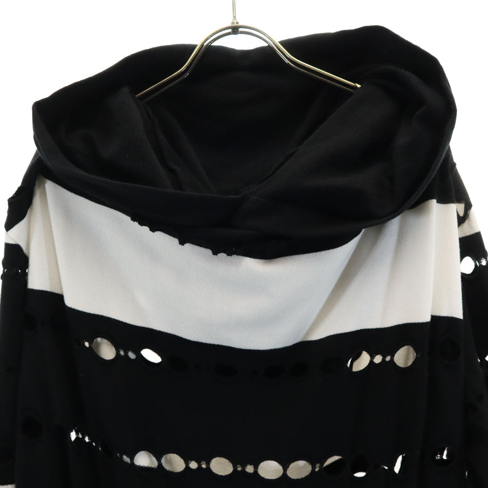 Ground Y Striped Sweat Hoodie Black Size 3