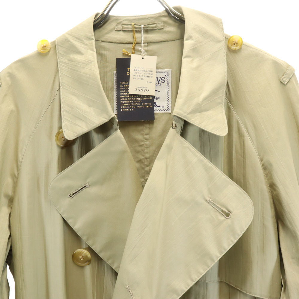 Burberrys 90s Deadstock Washed Trench Coat Beige Size 9A3