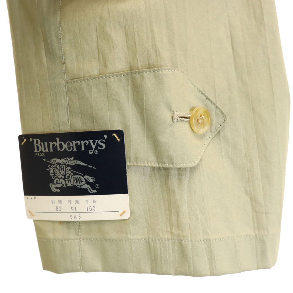 Burberrys 90s Deadstock Washed Trench Coat Beige Size 9A3