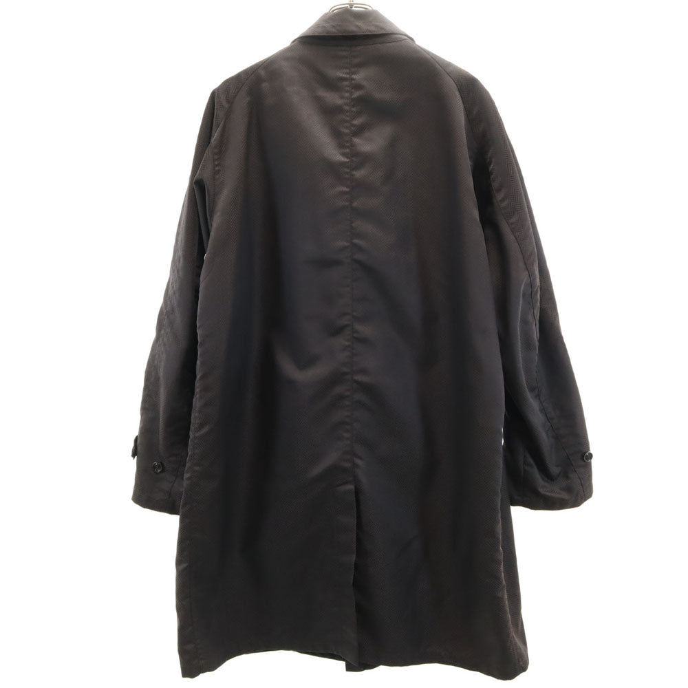 ARMANI COLLEZIONI Italian Herringbone Mac Coat Gray Size 50