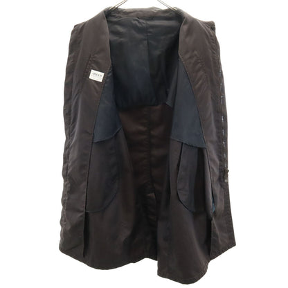 ARMANI COLLEZIONI Italian Herringbone Mac Coat Gray Size 50